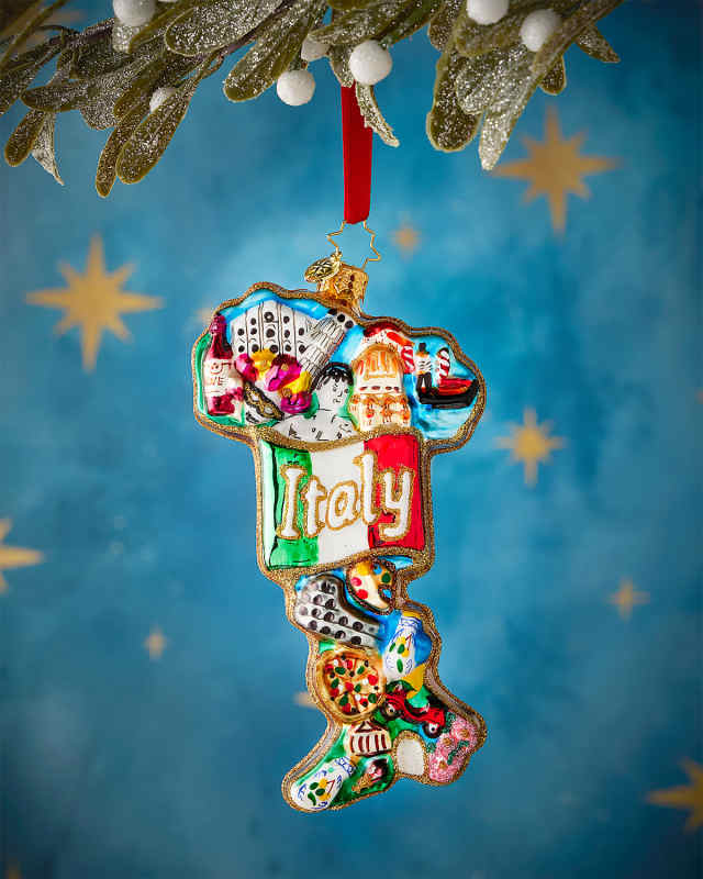 Italian Charm Christmas Ornament